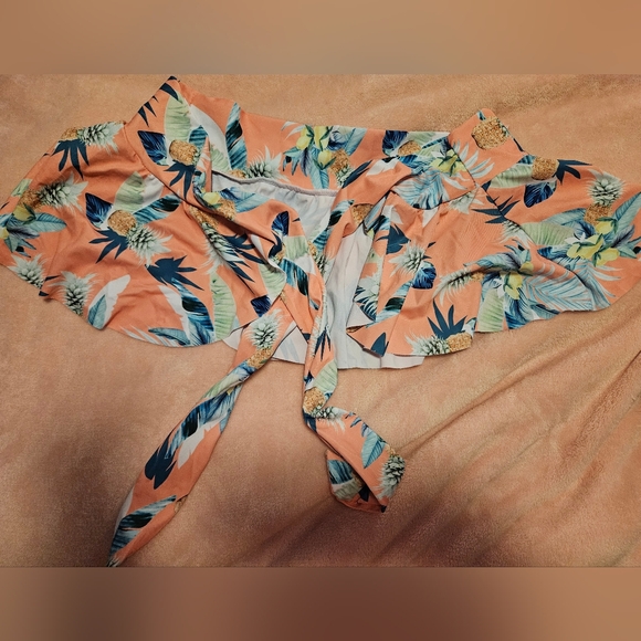 🩷5/$25🩷 Tropical Bow Bikini, Plus Size 3X - Picture 10 of 15